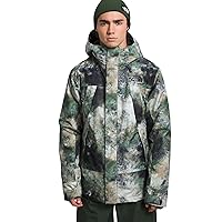 THE NORTH FACE Men's Clement Triclimate Jacket, Pine Needle Faded Dye Camo Print, XX-Large