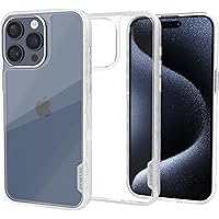 Smartish® iPhone 15 Pro Max Slim Case - Gripmunk - [Lightweight + Protective] Thin Grip Magnetic Cover with Drop Protection for Apple iPhone 15 Pro Max - Clearly Clear