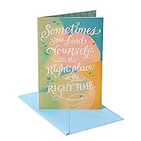 American Greetings Romantic Birthday Card (Right Place, Right Time)