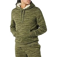 Amazon Essentials Men's Sherpa-Lined Pullover Hoodie Sweatshirt