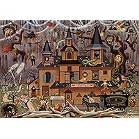 Buffalo Games - Charles Wysocki - Trick or Treat Hotel - 500 Piece Jigsaw Puzzle