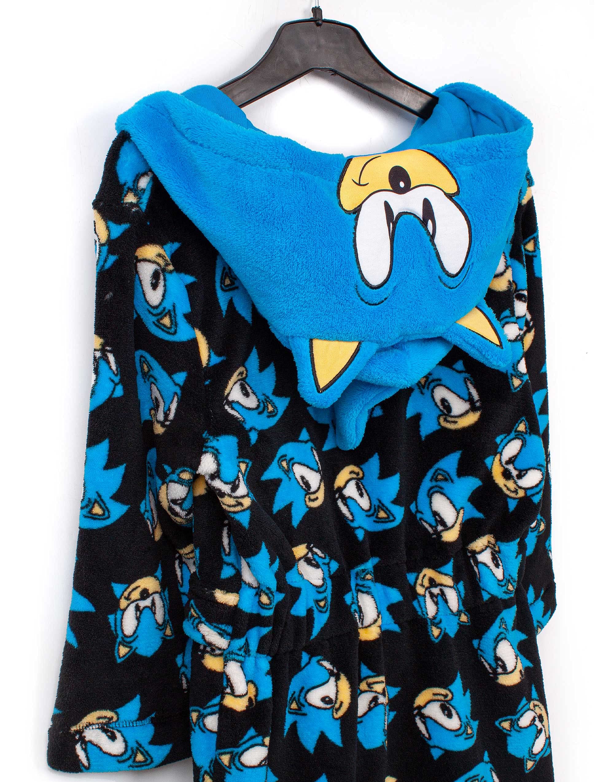 Sonic the Hedgehog Dressing Gown Kids Boys Character Bath-robe