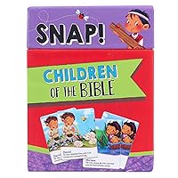 Snap! Children of the Bible Card Game, 48 Double- Sided Cards, Ages 5-8