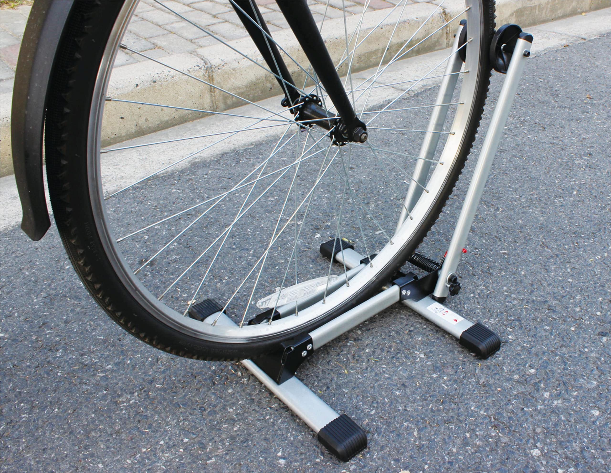 MaxxHaul Foldable Floor Bike Stand Fits 20