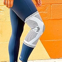 Compressa Knee Compression Sleeve For Women & Men, Braces for Pain - Premium Non-Slip Support Joint Pain, Muscle Recovery, Arthritis Relief, Injury Recovery and More Sleeves Weightlifting, Volleyball,