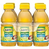 Mott's 100% Apple White Grape Juice,8 Fl Oz (Pack of 6)