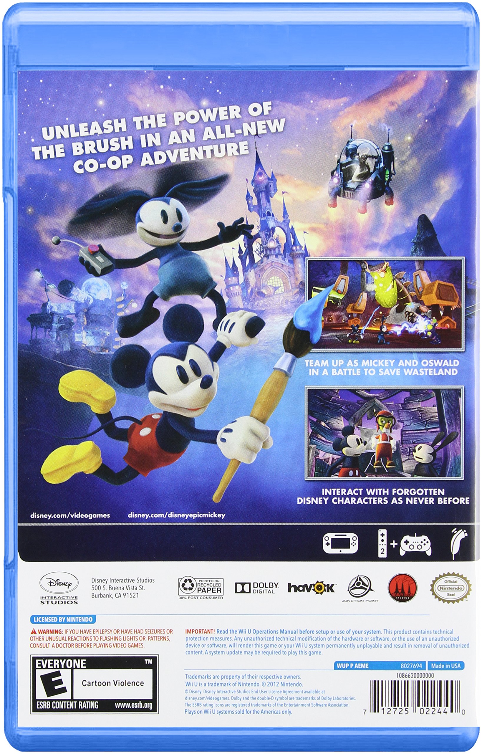Epic Mickey 2: The Power of Two - Nintendo Wii U