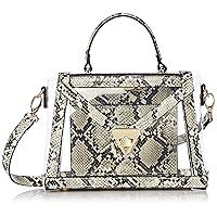 Lily Brown(リリーブラウン) Women's Middle Trapezoid Hand Clear Bag