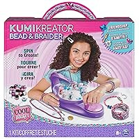 Cool Maker, KumiKreator Bead & Braider Friendship Necklace and Bracelet Making Kit, Arts & Crafts Kids Toys for Girls Ages 8 and up