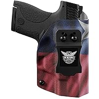 We The People Holsters - Texas Flag - Inside Waistband Concealed Carry - IWB Kydex Holster - Adjustable Ride/Cant/Retention