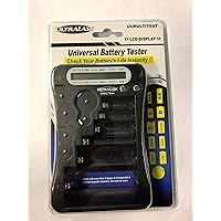 ULMULTITEST Universal Battery Tester, Black, Standard