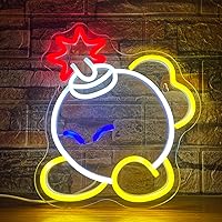 Neon Signs,Led Dimmable Neon Signs Wall Decorations For Living Room,Powered by USB with Dimmable Switch for Game Room Decor Gaming Light,Neon Sign for Man Cave