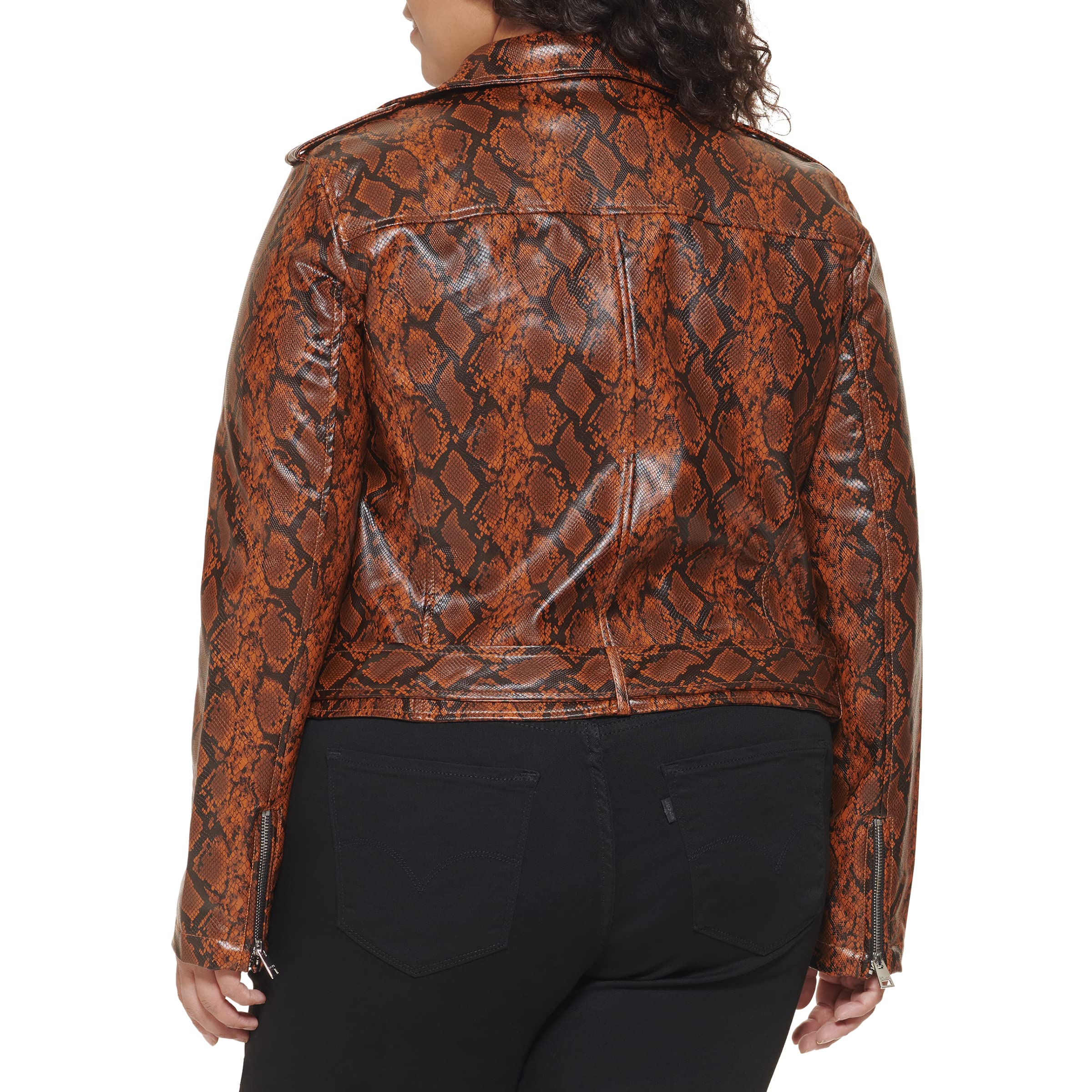 Levi's Women's Belted Faux Leather Moto Jacket (Regular & Plus Size)