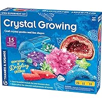 Thames & Kosmos Crystal Growing | STEM Experiment Kit | Grow Dozens of Dazzling, Colorful Crystals! | Learn about Crystallization & Conduct Classic Science Experiments | Make Crystal Geodes | Ages 10+