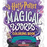 Magical Words Coloring Book: 24 Color & Frame Posters (Harry Potter)