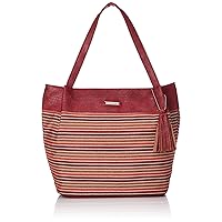 [Silvia Rossini] Handbag with Fringe with Cool Impression with Miscellaneous Material [Romaine Ricard] 84748 Red