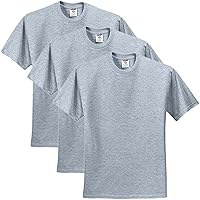 Men's Black Heather Adult Short Sleeve Tee 3 Pack