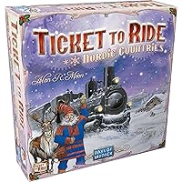 Ticket to Ride Nordic Countries Board Game - Embark on a Scandinavian Railway Adventure! Fun Family Game for Kids & Adults, Ages 8+, 2-3 Players, 30-60 Minute Playtime, Made by Days of Wonder