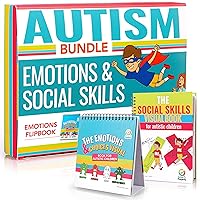 Kids Emotions & Social Life Skills Autistic Children Set ASD Child Boys Girl Teen Learning Materials Toys Game Sensory Special Needs No 1-3 Toddlers Age Gifts 3 4 5-7 8-12 Products