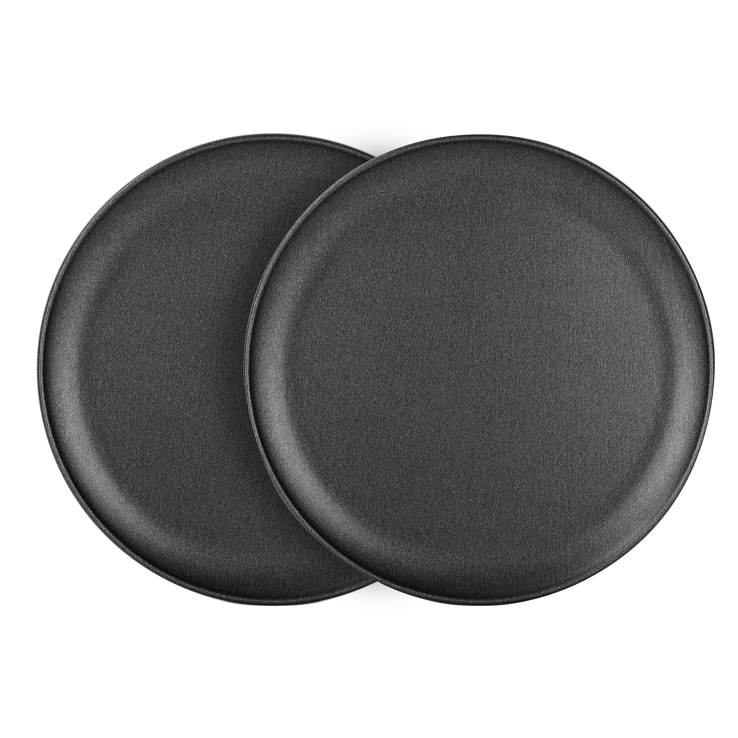 G&S Metal Products Companu ProBake Set of Two Nonstick 12-inch Pizza Pans, Dark Gray, PB245-AZ