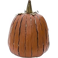 Desert Steel Great Pumpkin Lantern – Halloween Pumpkin – Garden Decor (12-inch)