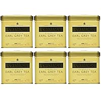 Twinings of London Classics Earl Grey Tea Loose Leaf Tin, 3.53 ounces - 100 grams (6 Pack)