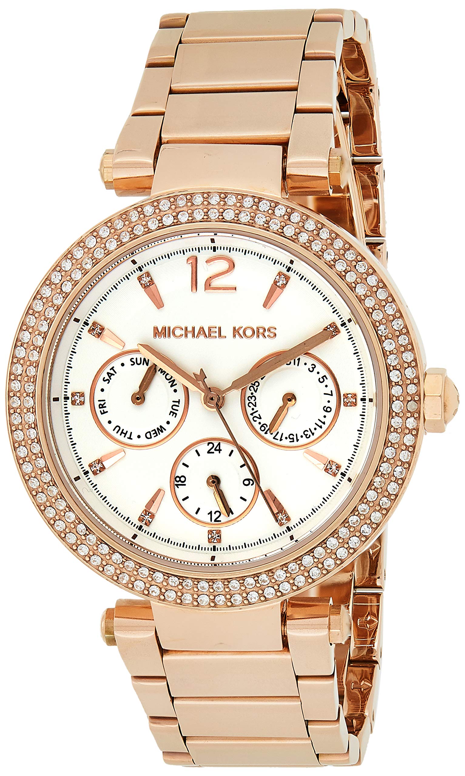 Mua Michael Kors Women's Parker Rose Gold Tone Stainless Steel Watch MK5781  trên Amazon Mỹ chính hãng 2023 | Fado