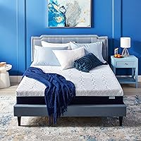Sleep Innovations Ellis 12 Inch Advanced Cooling Gel Plus Memory Foam Mattress with Dual Cool Cover, Full Size, Bed in a Box, Soothing Medium Support
