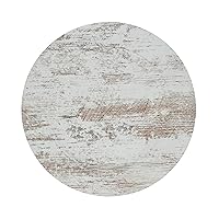 Woodland-Inspired Faux Wood Charger Plate (Set of 4)