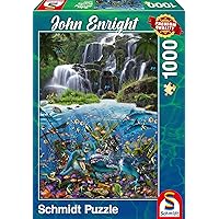 Schmidt Spiele 59684 John Enright Waterfall 1000 Piece Jigsaw Puzzle