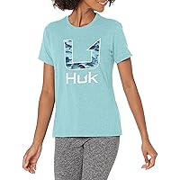HUK Women's Short Sleeve Performance Tee | Ladies Fishing T-Shirt