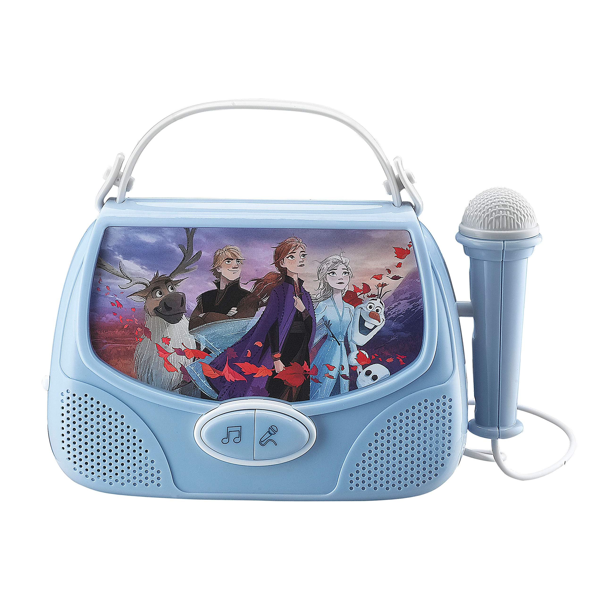 Frozen II Disney Sing Along Boombox Connect MP3, Microphone