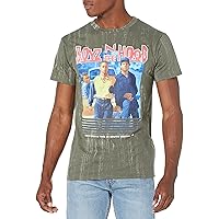 Men's Movie Doughboy and TRE Once Upon a Time Portrait Brushed Dye Short Sleeve T-Shirt