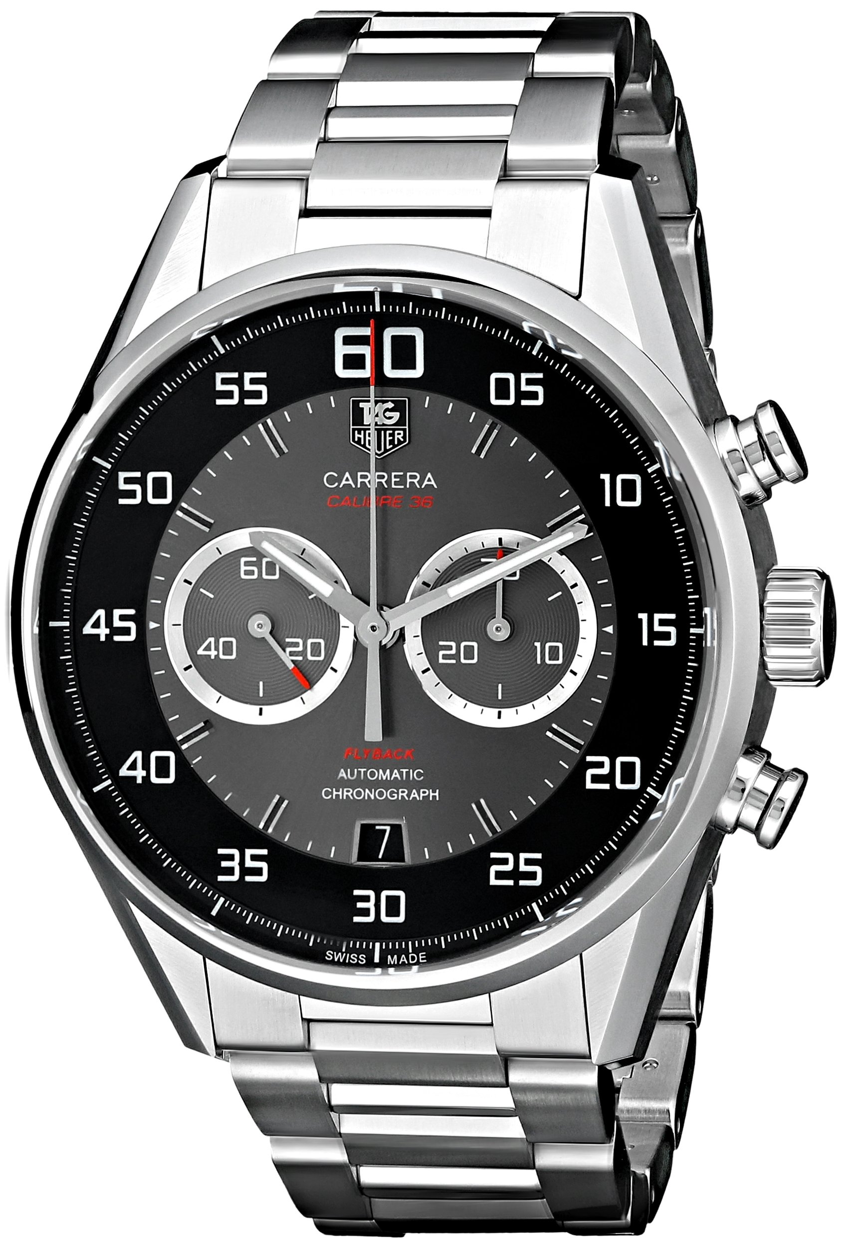 TAG Heuer Carrera Caliber 36 Men's Stainless Steel Automatic Flyback Chronograph Watch CAR2B10.BA0799