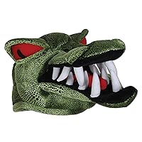 Beistle Unisex Plush Crocodile Hat, Halloween Dress Up,Photo Booth Prop,Australian Themed Party Supplies,Reptile Gator Cap