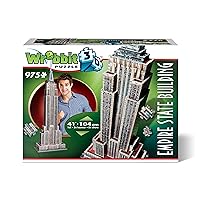 WREBBIT 3D Empire State Building 3D Jigsaw Puzzle (975-pieces)