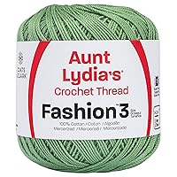 Red Heart Fashion Crochet Thread, 3, Sage