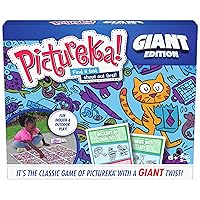 Pictureka Giant Board Game - Fun Family Game with Big Mat & Cards for Kids Ages 6+