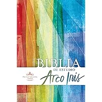 RVR 1960 Biblia de Estudio Arco Iris, multicolor, tapa dura con índice (Spanish Edition)