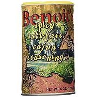 Benoit's Best Spicy Salt-free Cajun Seasoning (6 OZ)