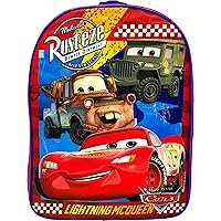 Ruz Kid's Licensed Cars 15 Inch School Bag Backpack (Cars Rust-Eze)