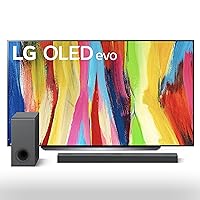 LG 83-inch Class OLED evo C2 Series 4K Smart TV with Alexa Built-in OLED83C2PUA S80QY 3.1.3ch Sound Bar w/Center Up-Firing, Dolby Atmos DTS:X, Works w/Alexa, Hi-Res Audio, IMAX Enhanced