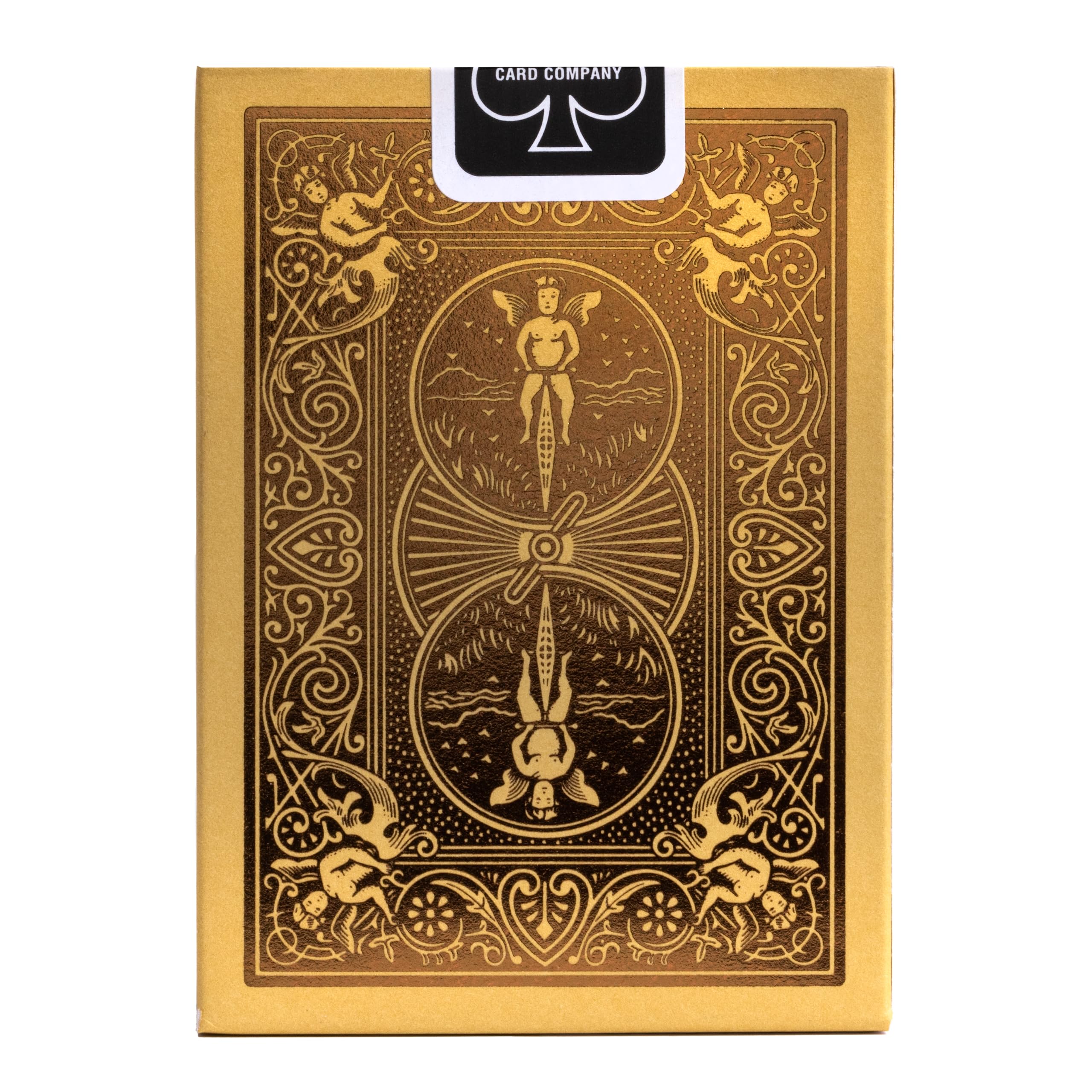 Bicycle Metalluxe Gold Playing Cards - Premium Metal Foil Finish - Poker Size