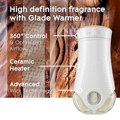 Glade PlugIns Refills Air Freshener, Scented and Essential Oils for Home and Bathroom, Cashmere Woods, 2.01 Fl Oz, 3 Count