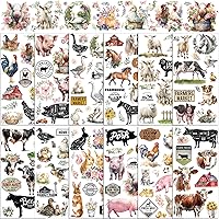 gisgfim 12 Sheets Rub on Transfers for Crafts and Furniture Farmhouse Rub on Transfer Stickers Rub on Decals for DIY Home Garden Farm Paper Wood Decoration, 11.9 x 5.9 Inch