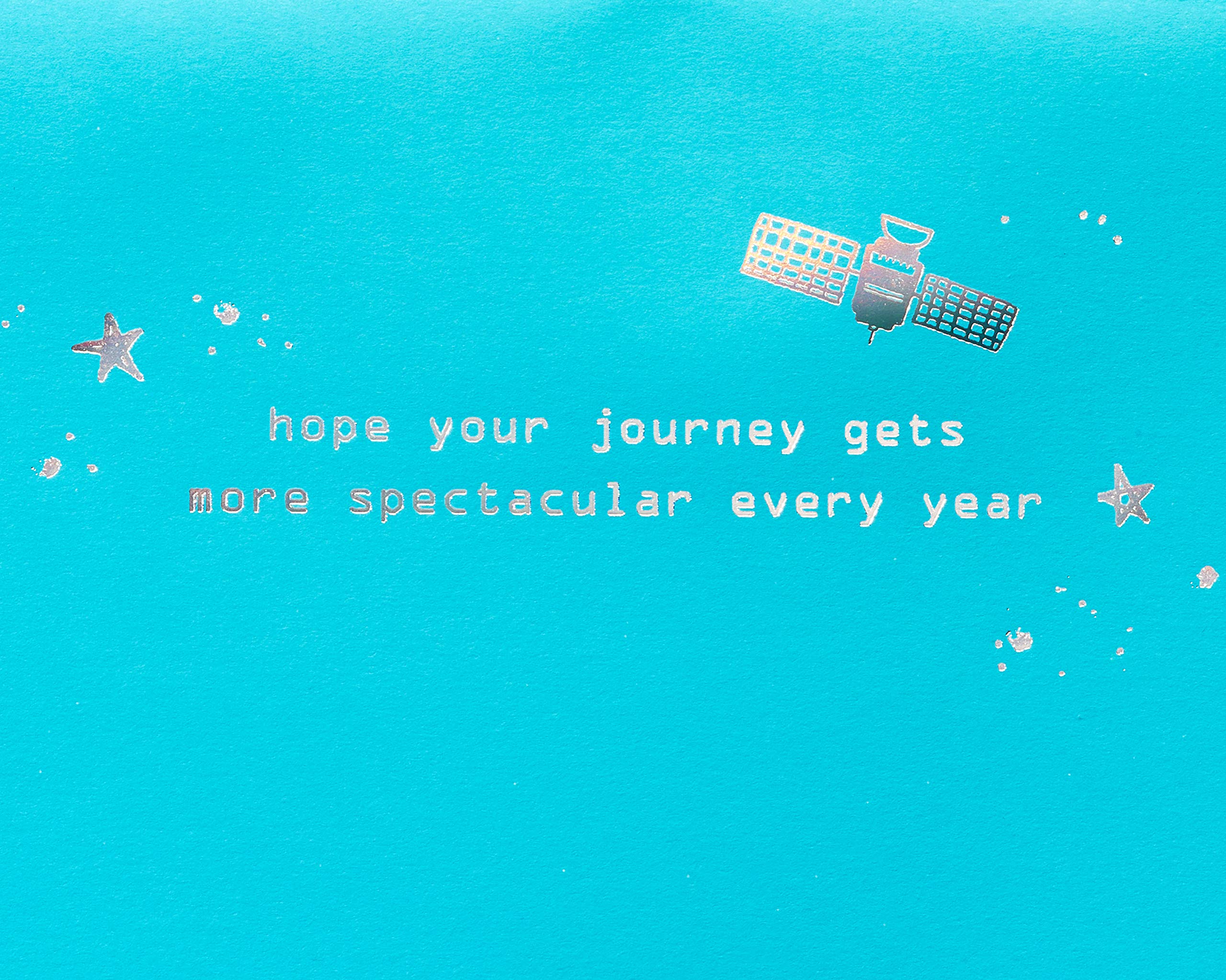 Papyrus Space Birthday Card (Journey Gets More Spectacular)