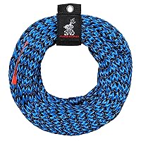 Airhead Tow Rope for 1-3 Rider Towable Tubes, 1 Section, 60-Feet