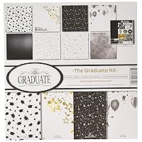 Reminisce (REMBC) The Graduate Scrapbook Collection Kit, Multi Color Palette
