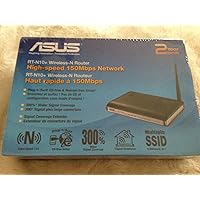 ASUS (RT-N10+) Wireless-N 150 Entry Home Router: Fast Ethernet and support upto 4 Guest SSID(Open source DDWRT support),Black