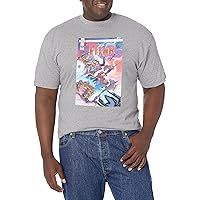 Marvel Big & Tall Classic Family Feud Men's Tops Short Sleeve Tee Shirt